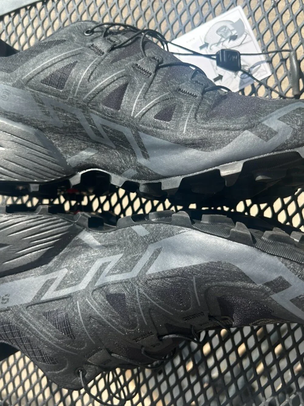 ✨ Salomon Black Athletic Shoe — Size 9 ✨  NEW WITH TAGS